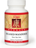 Kan Herbs Company Relaxed Wanderer – Traditional Chinese Herbal Formula to Support Mood, Digestion, and Menstrual Balance, Nourishes Blood, Eases Occasional Tension and Fatigue, 120 Tablets