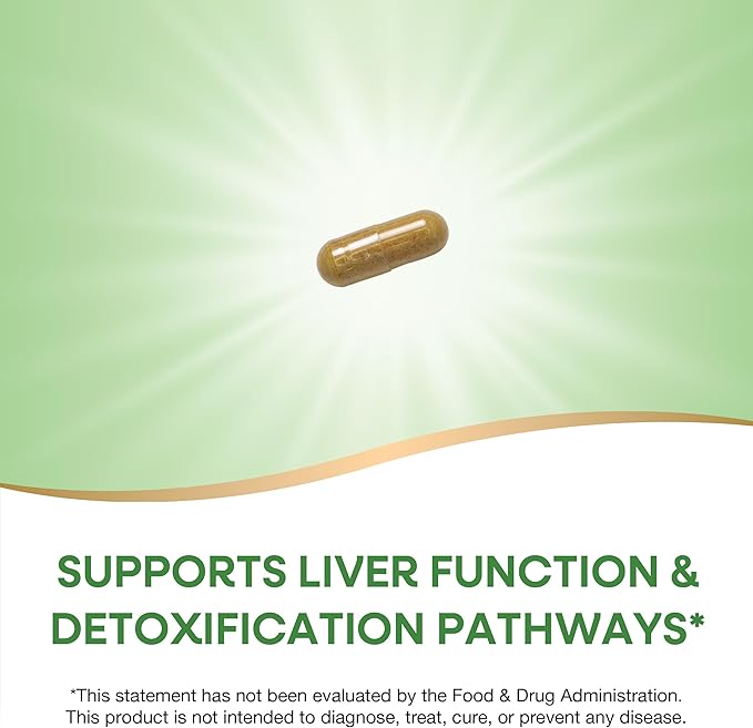 Nature's Way Milk Thistle, Supports Liver Function & Liver Detox Pathways*, 175 mg Milk Thistle Seed Extract Standardized to 80% Silymarin per Serving, Vegan, 60 Capsules (Packaging May Vary)