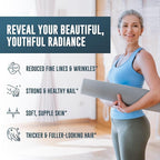 Advanced Collagen Complex Powder – VERISOL®, FORTIBONE®, & FORTIGEL® for Hair, Skin, Bone & Joint Support – Clinically Studied Ingredients – Grass-Fed Hydrolyzed Collagen Peptides – 30 Servings