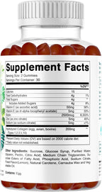Vitamatic Hydrolyzed Collagen Gummies with Vitamin C, Zinc and Biotin, 200 mg - Healthy Skin Support - 60 Gummies
