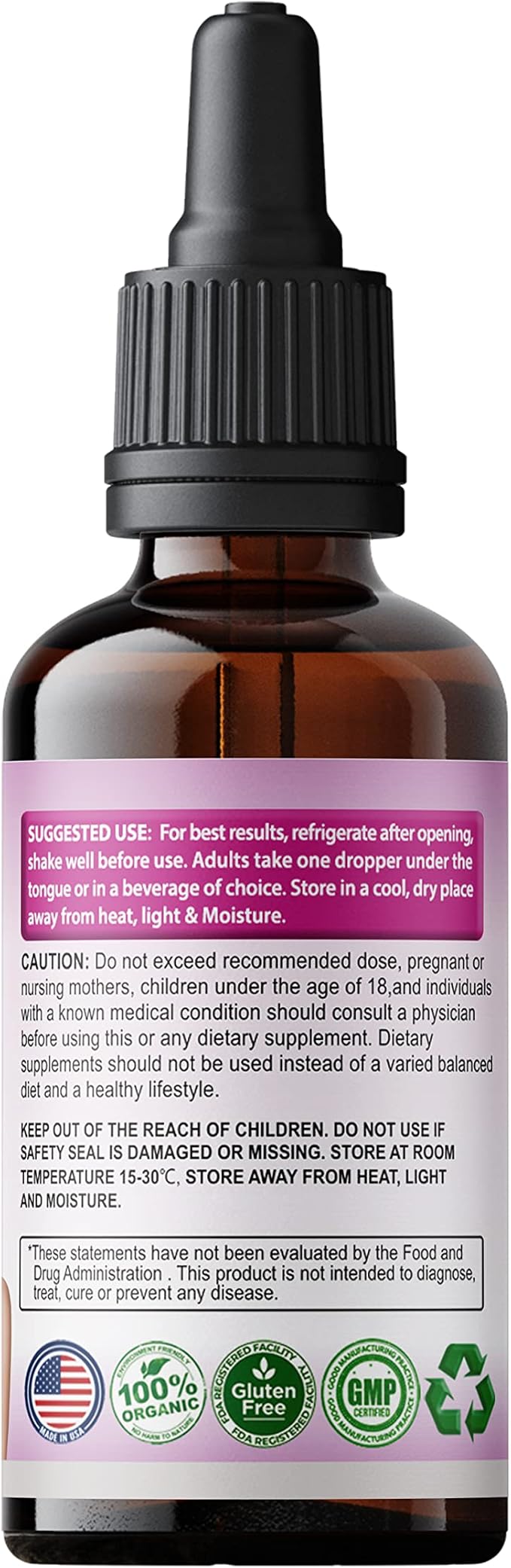 Feminizer by SMS, Pueraria Mirifica Drops for Estrogen | Premium Grade | Herbal Liquid Extract | Non-GMO, Organic, Vegan, Alcohol Free Tincture | 2 Fl Oz (60ml) | for Trans Women Ladyboy LGBT