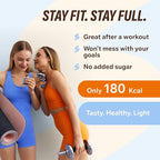 Fitness SHOCK Coconut Chocolate Bars - No Added Sugar, Low Calorie Guilt-Free Low Carb Snack - 0g Added Sugar, Only 180 Kcal, 13g Net Carbs, 7mg Sodium - 12 x 50g