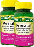 Unique Bundle Store Prenatal Multivitamin 100 Tablets - Dietary Supplement, Prenatal for Women (Pack of 2)