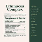 Nature's Bounty Echinacea Complex, Herbal Supplement, Supports Immune Health, 450 mg, 100 Capsules