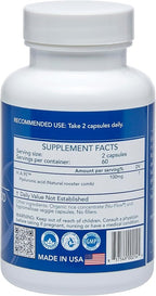 Longevity by Nature H.A.95 Hyaluronic Acid Supplements, Antioxidant, Skin Hydration, Eye, Joint, Natural Rooster Comb, 60 Capsules