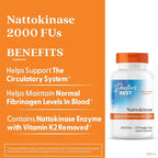 Doctor's Best Nattokinase, Non-GMO, Vegan, Gluten Free, 270 Veggie Caps