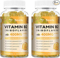 Totaria (2 Packs) Vitamin B2 Gummies, Sugar Free Riboflavin 400mg Supplement for Adults & Kids with Magnesium Glycinate 400mg, COQ10 & Elderberry