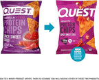 Quest Nutrition Spicy Sweet Chili Tortilla Chip, 19g Protein, 4g Net Carb, High Protein Low Carb, Gluten Free, 1.1 oz (Pack of 12)
