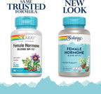 SOLARAY Female Hormone Blend SP-7C, Herbal Blend Includes Black Cohosh, Dong Quai, Passion Flower, Saw Palmetto, Wild Yam & More 180 VegCaps