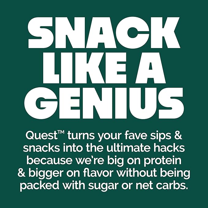 Quest Nutrition Mint Chocolate Chunk Protein Bars, 20g Protein, 1g Sugar, 4g Net Carb, High Fiber, Gluten Free, Keto Friendly, 12 Count