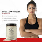 LifeCell Whey Protein – Anti-Aging Muscle Builder with Shiitake Mushroom, Collagen & Hyaluronic Acid – Vanilla, No Sugar Added, Soy-Free, Gluten-Free, 550g