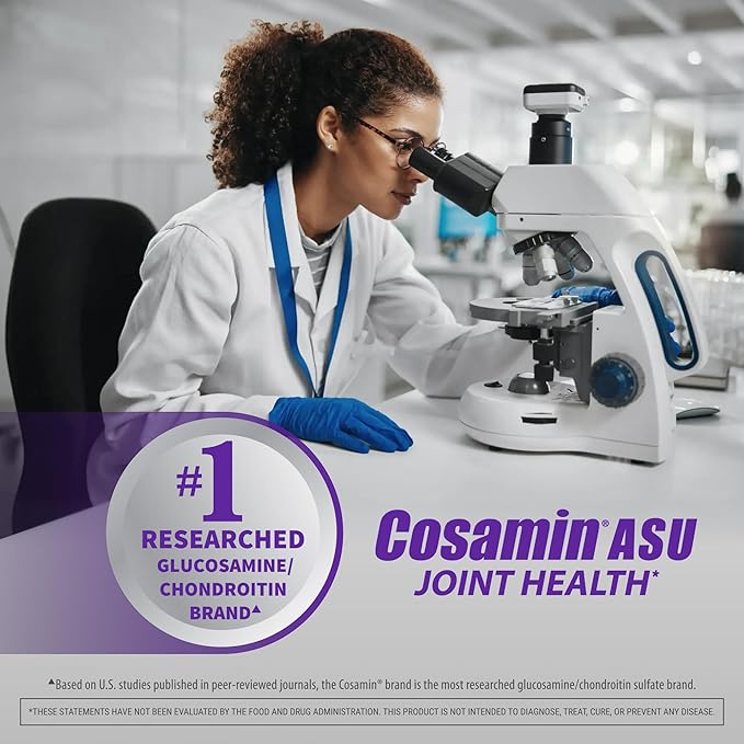 Nutramax Laboratories Cosamin® ASU Joint Health Supplement with Glucosamine, Chondroitin & ASU for Adult Men & Women, Joint Supplement, 90 Capsules