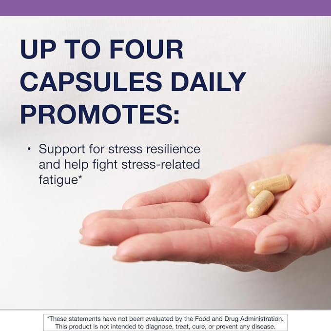 Metagenics Adreset - Adaptogen Formula with Rhodiola, Panax Ginseng & Cordyceps - Supports Stress Resilience, Energy & Fatigue Relief - Non-GMO, Gluten-Free & Vegetarian - 60 Capsules