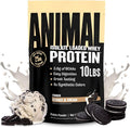 Animal Whey Isolate Protein Powder - Loaded for Pre & Post Workout Muscle Builder and Recovery with Digestive Enzymes for Men & Women - 25g Protein, Great Taste, Low Sugar - Cookies & Cream 10 lbs