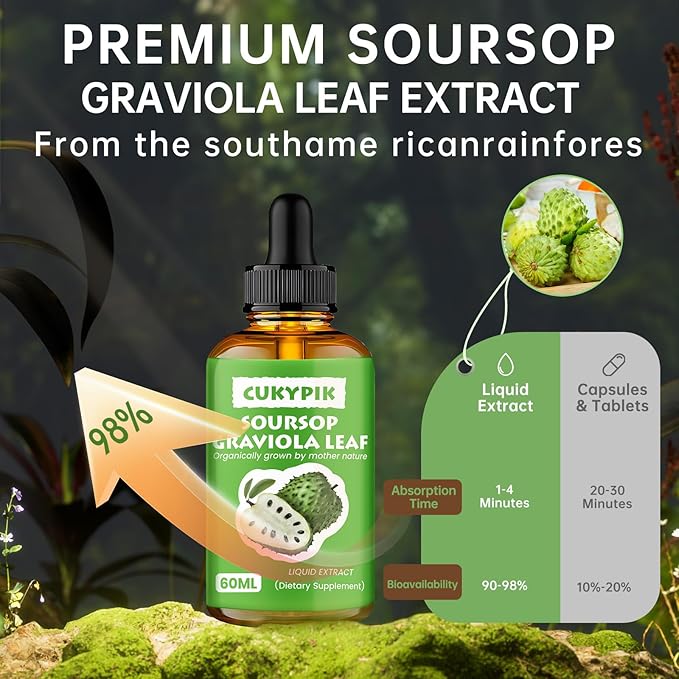 Soursop Graviola Leaf Extract Liquid Drop