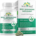 Body Deodorizing Supplement | 120 Vegan Capsules | Reduce Odor in Underarms, Intimate Areas & Oral | Natural Internal Deodorant Chlorophyll Capsules for Women & Men