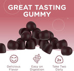 Zahler Chapter Six Beet Root Gummy, 500 mg of Beet Root with Cherry Fruit Extract, 60 Dark Cherry Flavored Gummies.