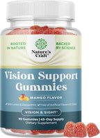 Zeaxanthin Plus Lutein Gummies for Adults - Potent Eye Vitamins for Vision and Blue Light Protection - Daily Gummy Lutein Eye Health Supplements for Adults Dry Eyes and Eye Strain Support - 90 Count