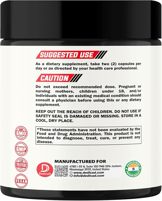 9in1 Cortisol Supplement - Ashwagandha and Magnesium Glycinate and Chelate - Brain Health & Restful Night & Mood Balance - 90 Capsules Supply 45 Days