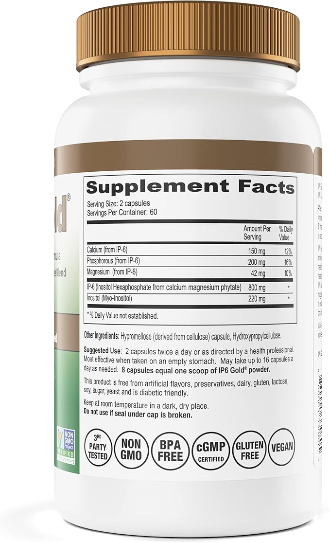 IP6 Gold Immune Support Formula, 120 Vegetarian Capsules