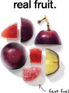 Skratch Labs Energy Chews | Gummies for Running, Cycling & Endurance Quick Carbs for Athletes, Easy to Digest, Real Fruit | Gel Alternative for Long Runs & Rides | Grape 10 Pack | Gluten Free, Vegan