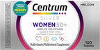 Centrum Silver Women's Multivitamin for Women 50 Plus, Multivitamin/Multimineral Supplement with Vitamin D3, B Vitamins, Non-GMO Ingredients, Supports Memory and Cognition in Older Adults - 100 Ct