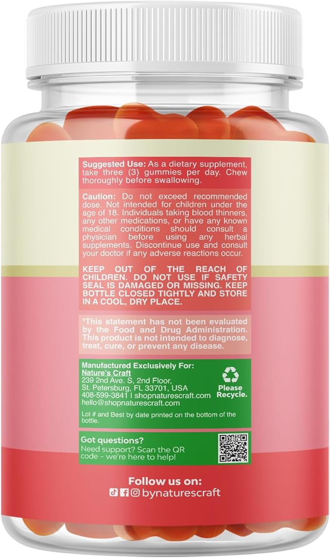 Natures Craft Vegan Prenatal Gummies for Women - Gummy Prenatal Vitamins for Women with Iron Folic Acid and Superfruit Blend - Chewable Vitamins Gummy Formula (Pineapple Mango) - 90 Count