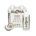 ALOHA Organic Plant-Based Protein Drink – Coconut Flavor | 18g Protein, 5g Sugar, 3g Fiber | Made with Creamy Coconut Milk, Fair Trade Certified, No Stevia | Vegan, Non-GMO, Gluten-Free, 11 fl oz (12 Pack)