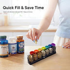 Large Weekly Pill Organizer 1 Time a Day, BPA-Free Pill Dispenser, 7 Day Pill Box with Silicone Lids & Coded Compartments, Spill Proof Portable Case for Vitamins, Seniors & Daily Medication