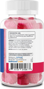 Nutricost Fiber Gummies (Berry Flavored) 60 Gummies - Dietary Fiber Supplement with Chicory Root, 6g per Serving, Vegan, 30 Servings