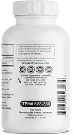 Bronson Selenium 200 mcg – Yeast Free Chelated Amino Acid Complex - Essential Trace Mineral with Superior Absorption, 360 Vegetarian Capsules