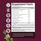 Advanced Kidney Support Supplement - Kidney Cleanse Detox & Repair Cranberry Extract Capsules with Uva Ursi, Stinging Nettle & Astragalus for Kidney Health - Urinary Tract Health - 60 Count
