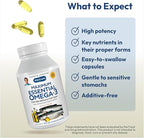 ANDREW LESSMAN Maximum Essential Omega-3 Orange - 180 Softgels - Ultra-Pure, High Potency Omega-3 Oils. High DHA, No Stomach Upset, No Contaminants, No Mercury. Small Easy to Swallow Softgels