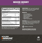 MTN OPS Immune Gummies Immune Support Supplement, 90 Gummies with Elderberry & Aronia Berry Immune Booster for Adults, Mixed Berry Flavor & Naturally Gluten Free