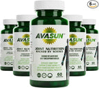 ASU Joint Support Supplement – 300mg Avocado Soy Unsaponifiables for Joint Comfort, Mobility & Cartilage Health, Clinically Studied, Plant-Based, Non-GMO, Gluten-Free, 60 Capsules (12 Month Supply)