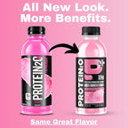 Protein2o 15g Whey Protein Isolate Hydration Drink Plus Energy & Focus,350mg of Electrolytes,Vitamins B5 & B6,Sugar Free,Cotton Candy,16.9 oz Bottle,(Pack of 24)