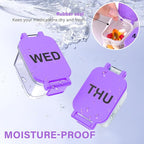 Extra Large Weekly Pill Organizer - Waterproof 7-Day Pill Box, Portable Vitamin & Supplement Case, Easy to Open Design, Ideal for Travel and Daily Medication Management