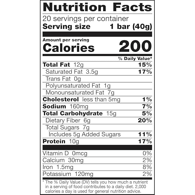 Nature Valley Protein Chewy Snack Bars, Peanut Butter Dark Chocolate, 20 Bars, 28.4 oz