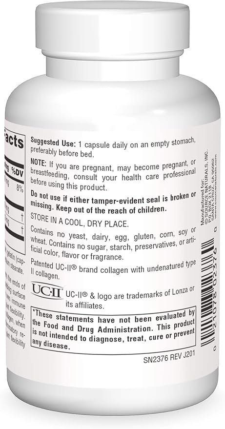 Source Naturals UC-II, Undenatured Collagen Joint Comfort