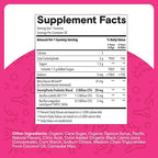 SmartyPants Kids Probiotic Gummies for Digestive Health: 2 Billion CFU Gut Health and Immune Support Supplement, Clinically Studied Probiotic, Gluten Free, Grape, 30 Count (30 Day Supply)