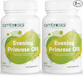 AMBROSIAL Evening Primrose Oil (EPO) 1000mg | 60 Capsules | Rich Source of Omega 6 & GLA | Non-GMO, Gluten Free | No Artificial Preservatives (Pack of 2-120 Capsules)