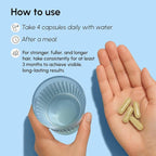 MAREE Hair Growth Vitamins - Faster Thicker Hair Growth Products - Biotin & Collagen Complex Hair Growth Supplements - Hair Vitamins for Hair Loss for Women & Men - Vitaminas Para El Cabello 120 Pills