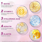 Multi Collagen Peptides Powder, 1lb – Types I, II, III, V, X | Hydrolyzed Collagen with Biotin, Vitamin C, Hyaluronic Acid, Keratin & Elastin | Supports Skin Hair Nail & Joint, Grass-Fed