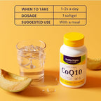 Healthy Origins® CoQ10 100 mg – Natural Trans-Isomer Ubiquinone – Yeast Fermented, Supports Heart Health & Cellular Energy – Non-GMO 150 Softgels