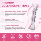 NATURE TARGET Multi Collagen Peptides Powder - Type I, II, III, V, X - Enhanced Absorption, Hydrolyzed Collagen Peptides with Prebiotics, Sugar-Free, Skin Hair Nail & Joint Support, Non-GMO