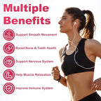 90 Count Calcium Citrate Gummies - Calcium Gummies with Magnesium & 4 Essential Vitamins Support Bone, Muscle, Teeth, Immunity, Calcium Supplements for Women & Men, Strawberry Flavor