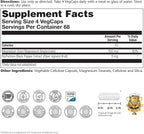 SOLARAY Magnesium Glycinate Capsules, Chelated Magnesium Bisglycinate w/BioPerine, Higher Absorption Magnesium Supplement - Bones, Muscles, Heart Support, Vegan, 68 Servings, 275 VegCaps