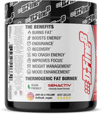 Thermogenic Pre-Workout Energy Powder & Shredding Supplement, Boost Energy Mood & Focus, Sugar Free, Contains Senactiv, Endurance, 300mg Caffeine, N-Acetyl-L-Tyrosine (Strawberry Mango)