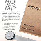 ProMix Nutrition Plant-Based Vegan Protein Powder, Raw Chocolate - Pea Protein & Vitamin B-12 - ­Post Workout Fitness & Nutrition Shakes, Smoothies, Baking & Cooking Recipes - 2.5 Pound (Pack of 2)