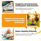 Calcium Citrate Supplement – Calcium Citrate 1200mg with Vitamin D3 Drops | Highly Absorbable | Non-GMO, Gluten-Free | Bones, Teeth & Muscle Support - 1 Fl Oz (2 Pack)